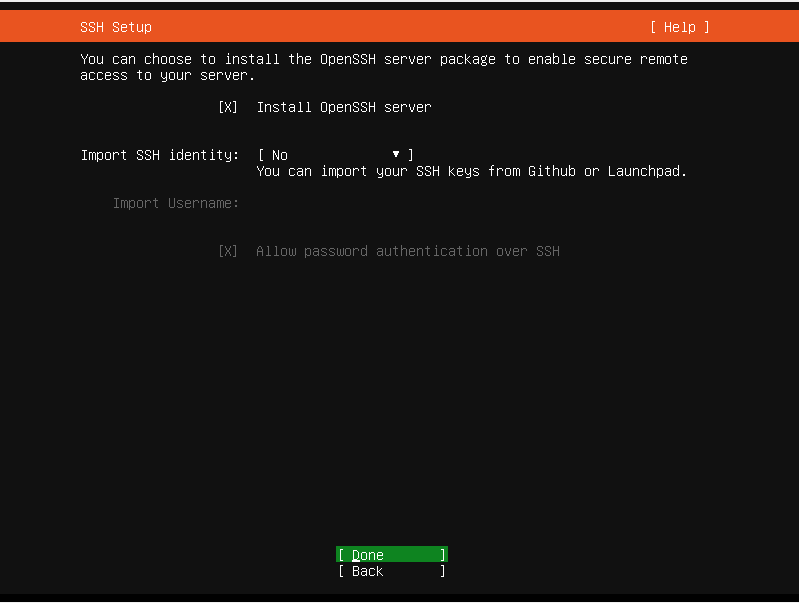 ssh