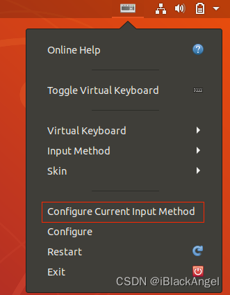 Configure Current Input Method