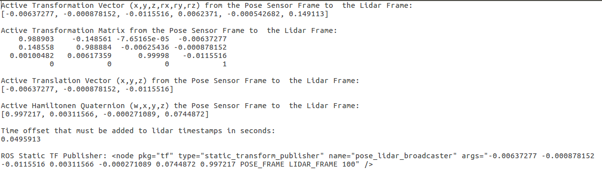 ubuntu16.04 lidar_align实现三维激光雷达和Imu联合标定