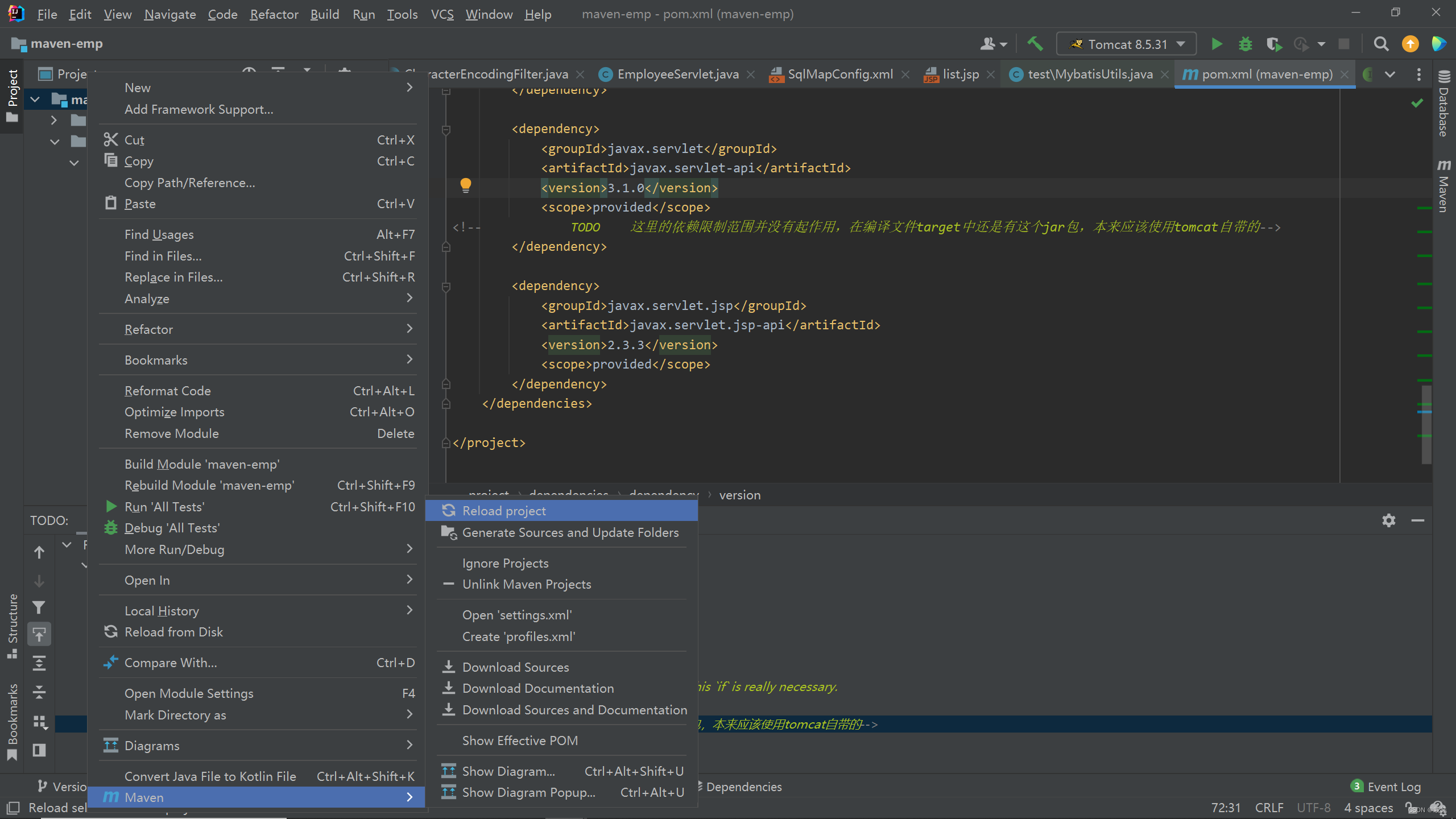 Maven中pom.xml下scope属性provided失效问题_maven provided 没有生效CSDN博客