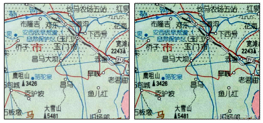 【ArcGIS微课1000例】0059：三种底图影像调色技巧案例教程