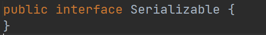 public interface Serializable {​