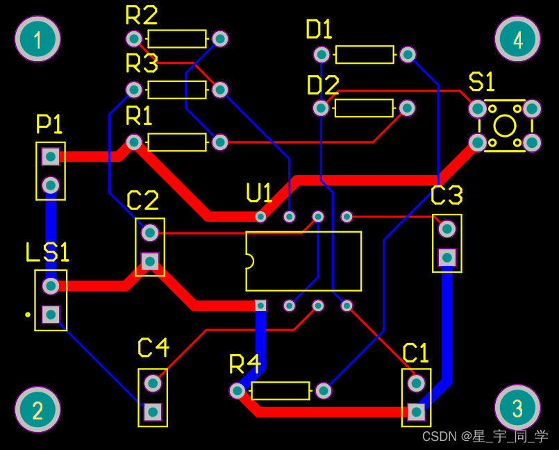 初版PCB图