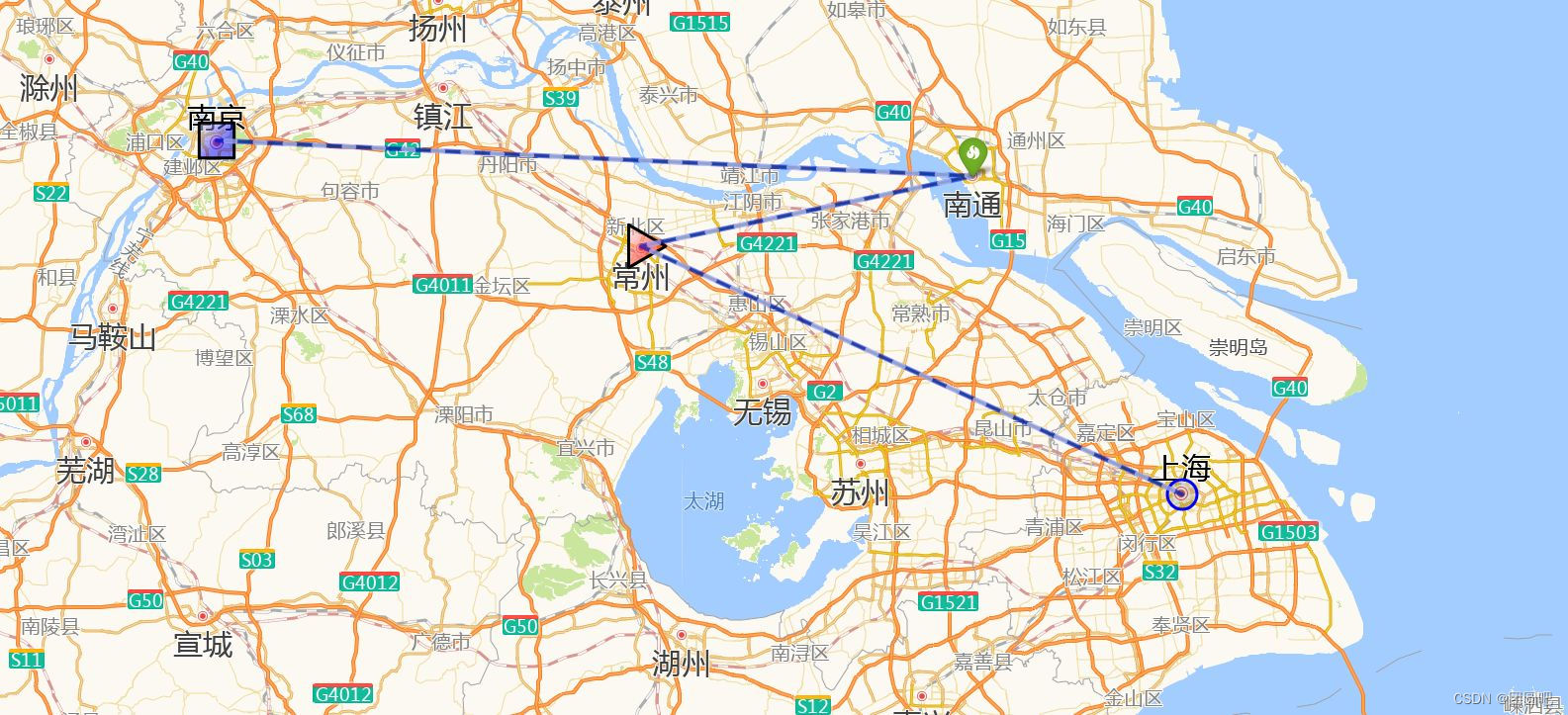 GpsAndMap 之 MapModule 模块  折线上的蚂蚁路径效果