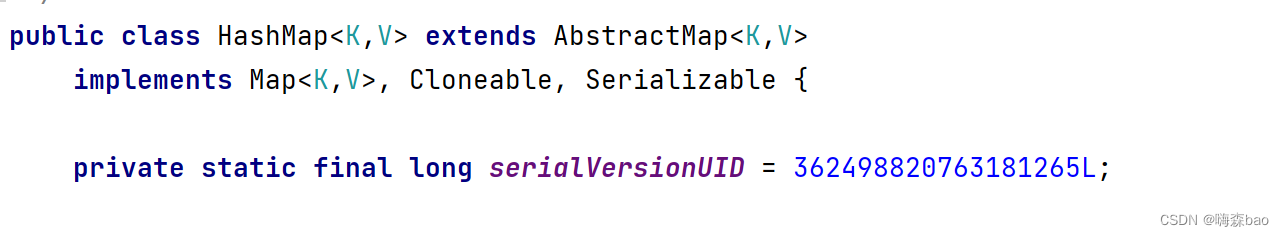 HashMap类结构（jdk1.8版本）