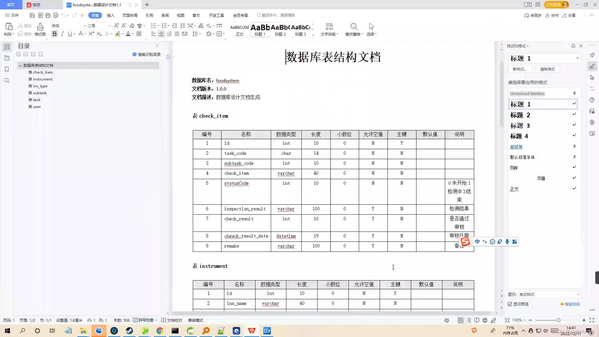 Java项目:食品检测管理系统(java+SSM+JavaScript+layui+Mysql)