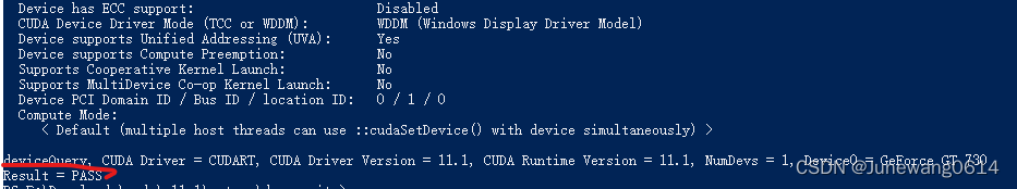windows环境下CUDA安装及配置