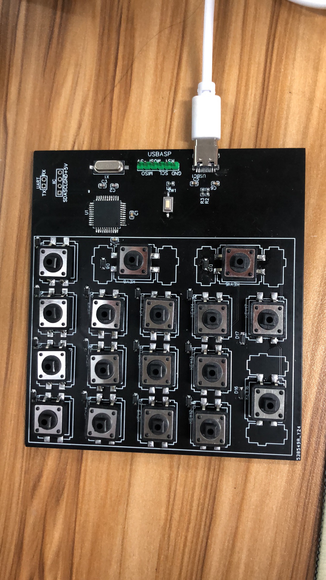 atmega32u4qmk小键盘调试记录