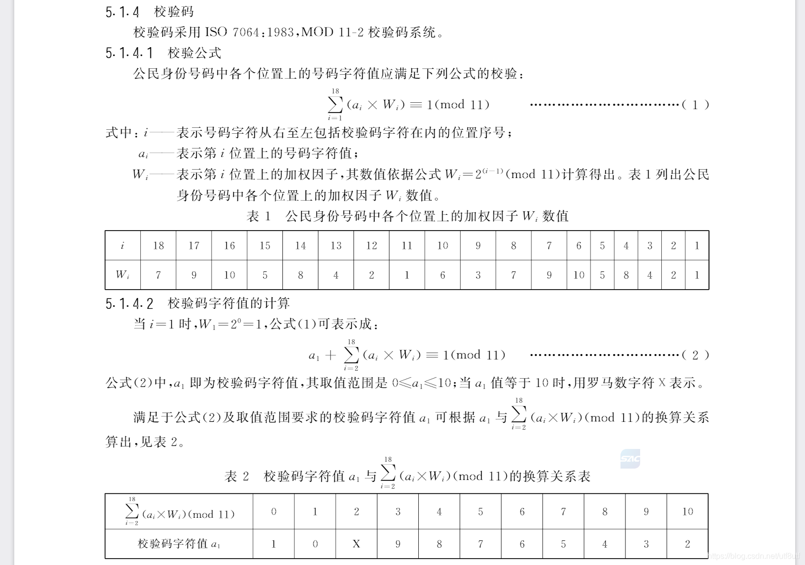 检验码