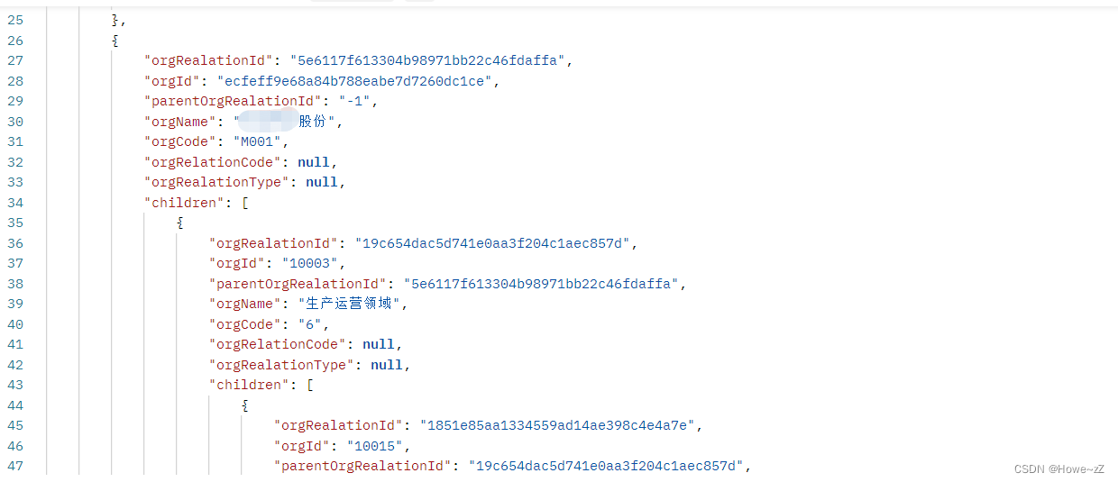 java 8树结构返回前端