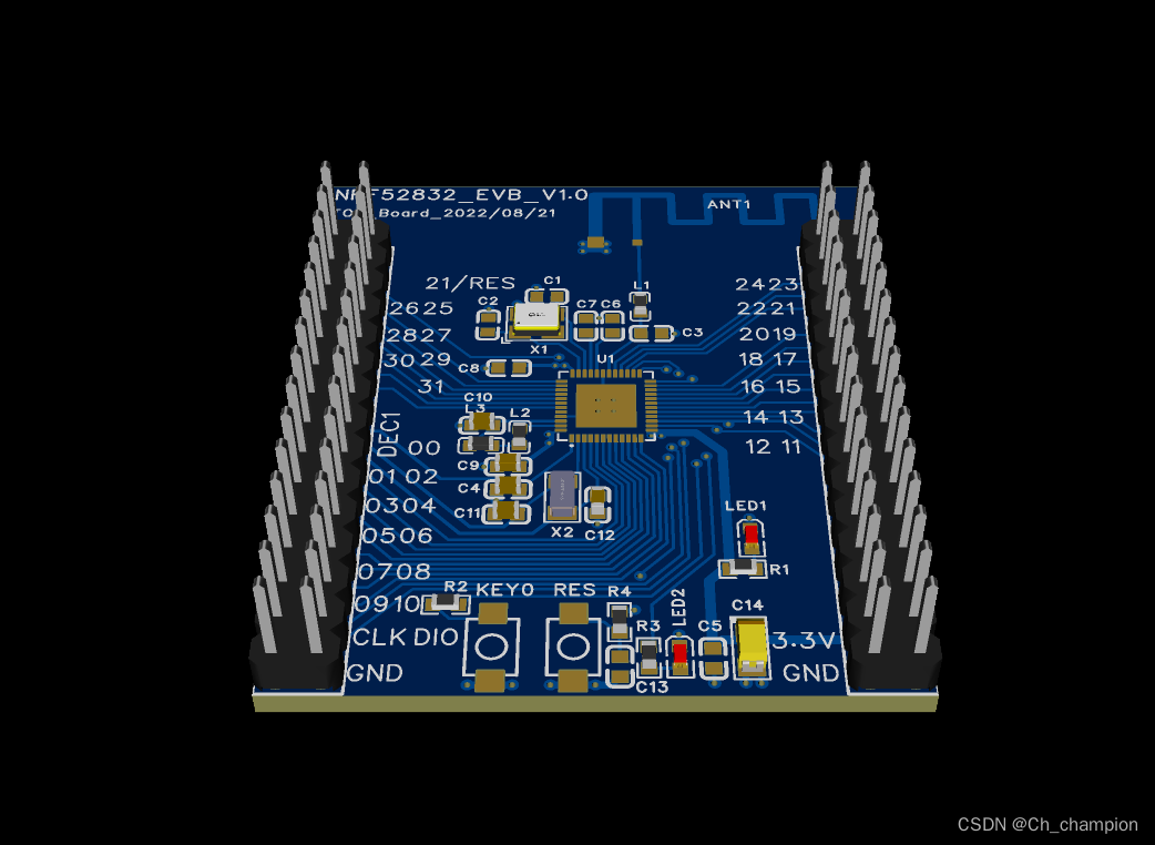 NRF52832-最小系统板_nrf52832最小系统-CSDN博客