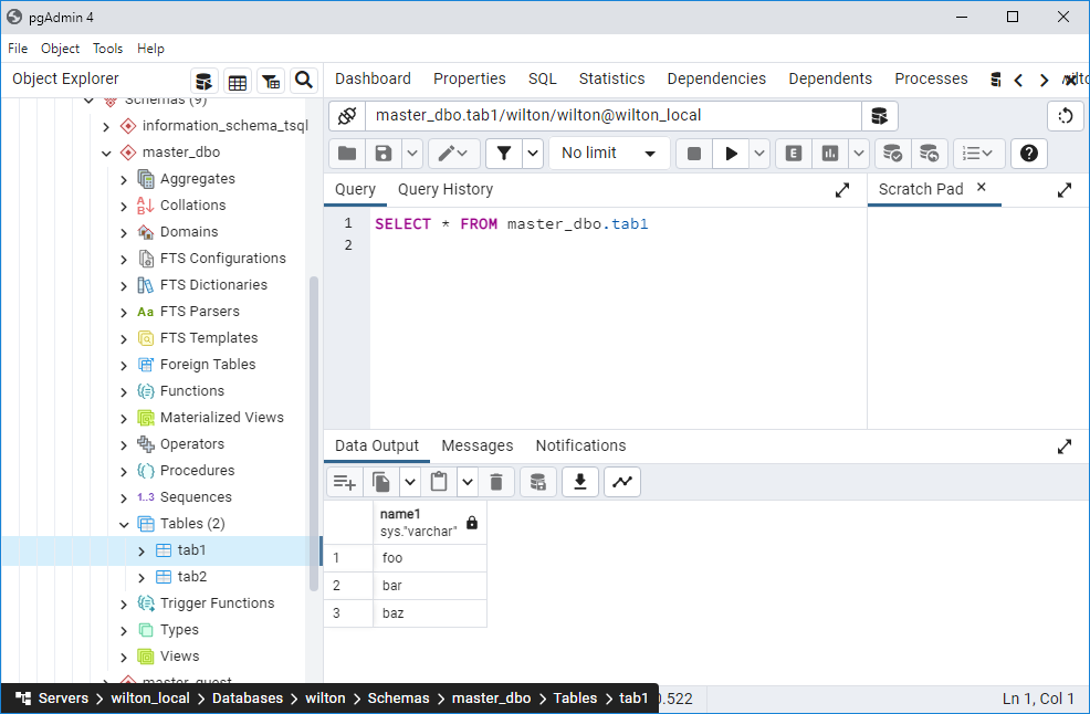 PostgreSQL + SQL Server = WiltonDB