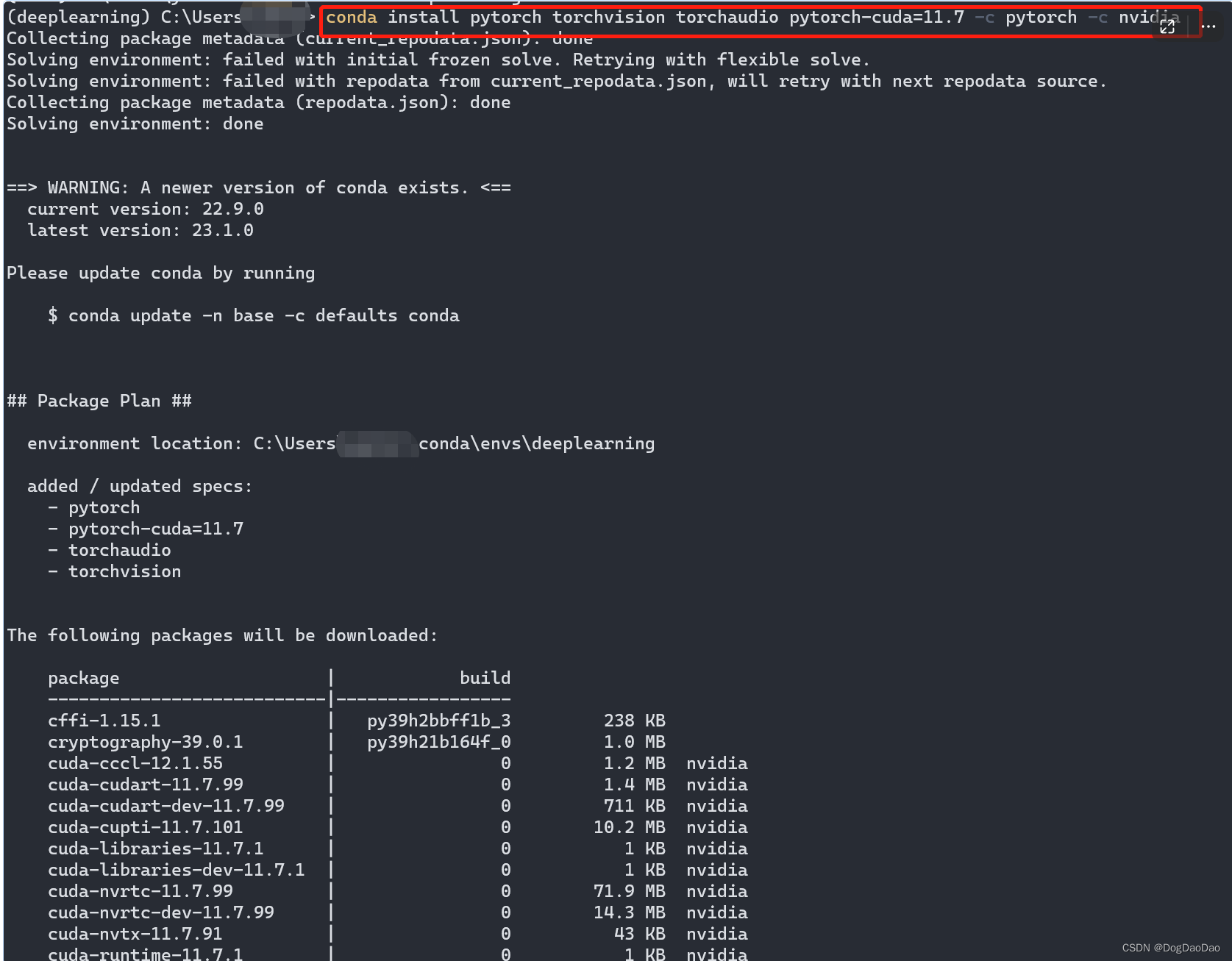 Windows11搭建PyTorch环境_widows11 Pytorch-CSDN博客