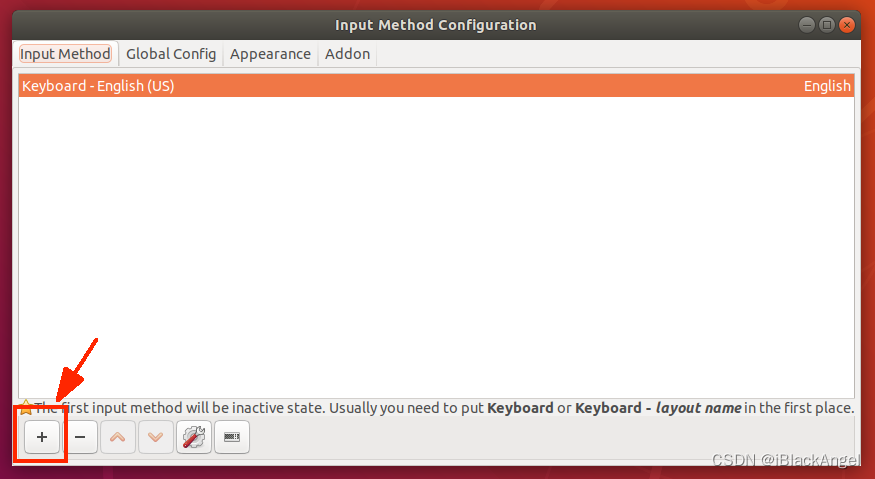 Input Method Configuration