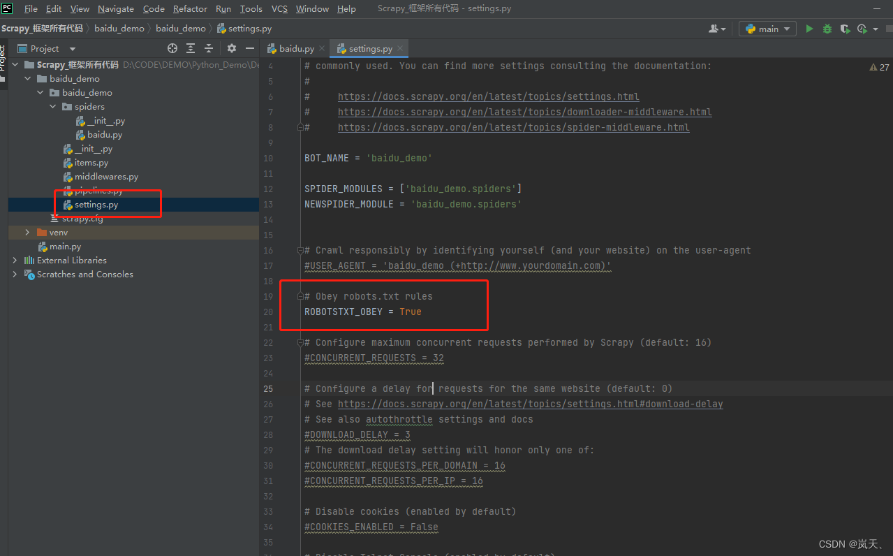 Python Scrapy 框架的入门-基本使用+案例下载_scrapy教程 下载-CSDN博客