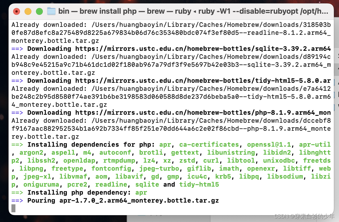 Homebrew - 安装/使用_homebrew安装-CSDN博客