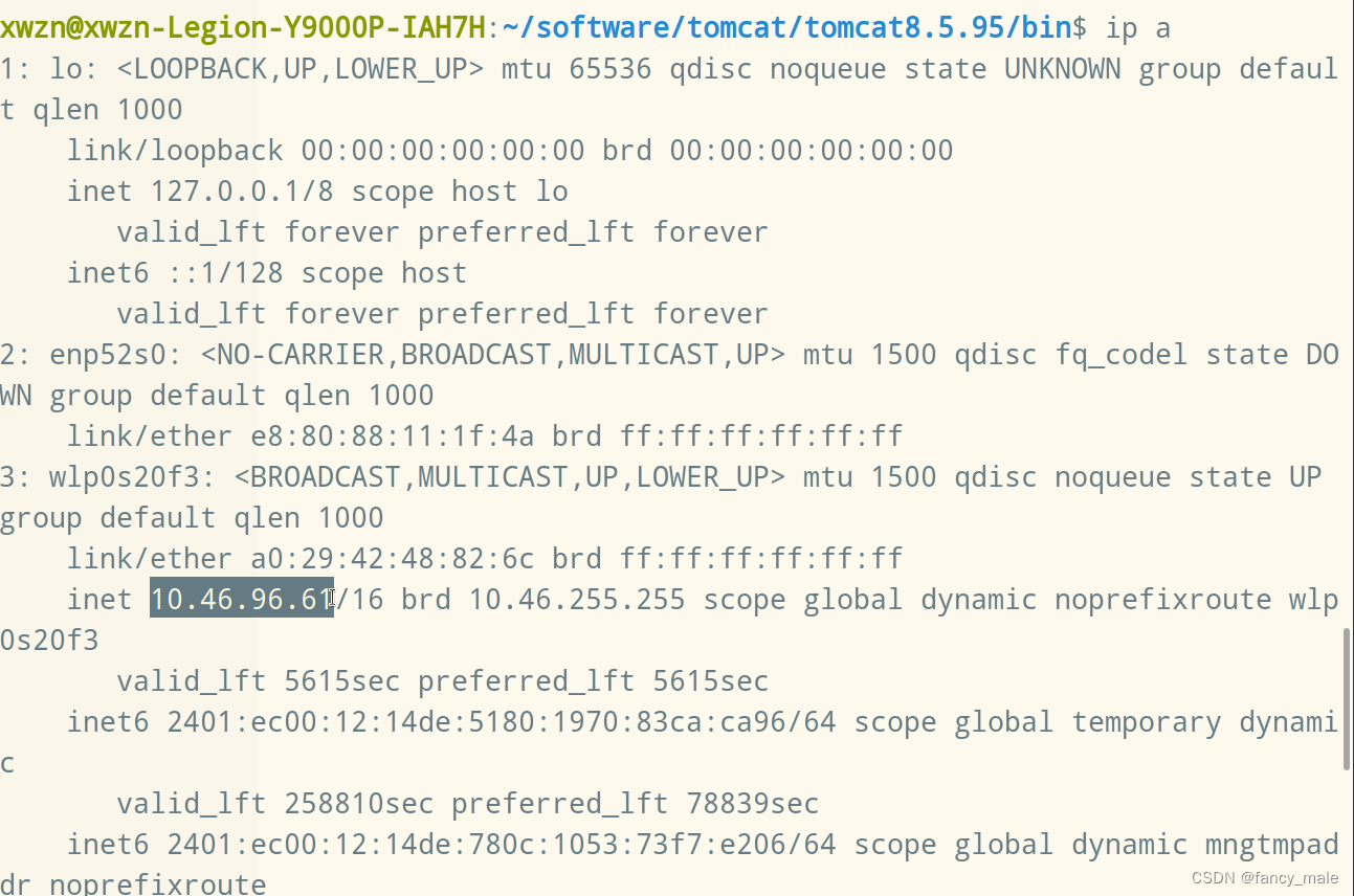 ubuntu下查看ip地址的命令