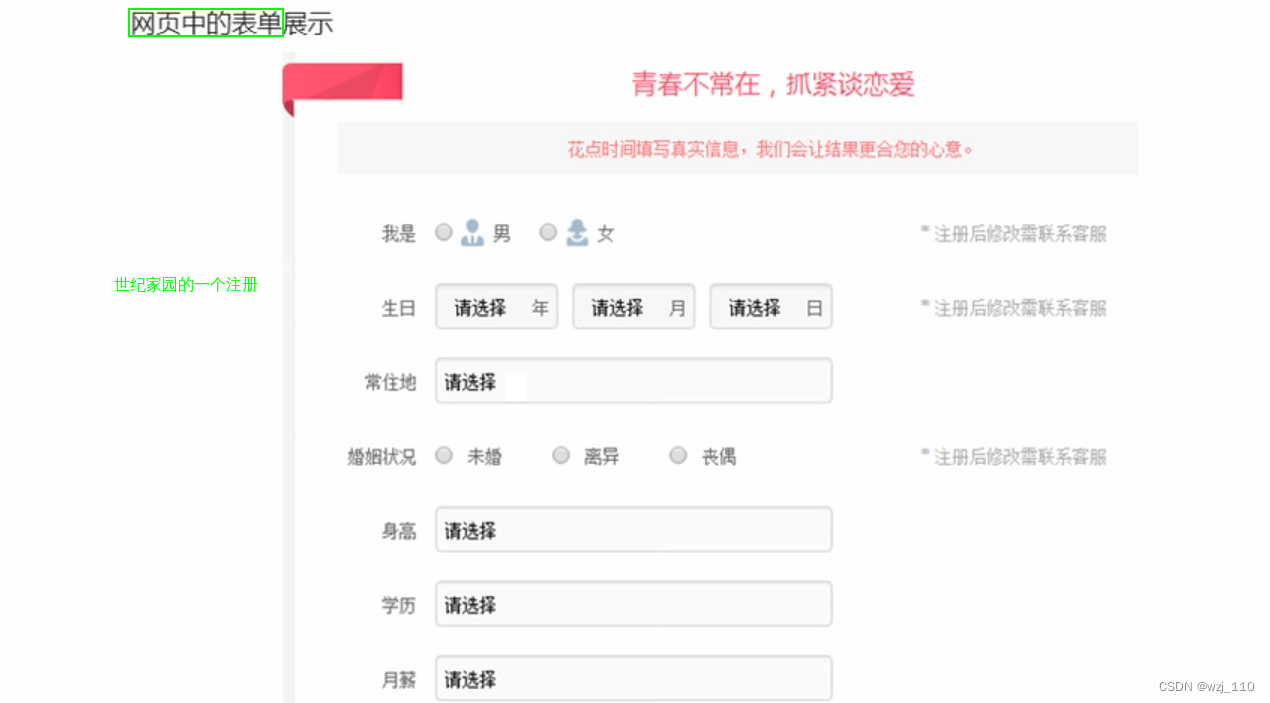 html(四)form表单_html form表单-CSDN博客