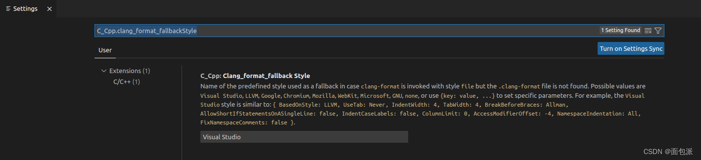 C_Cpp.clang_format_fallbackStyle