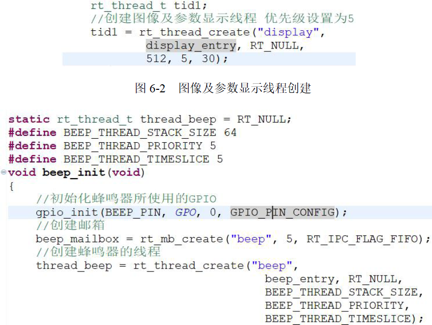 ▲ 图6.2 图像及参数显示线程