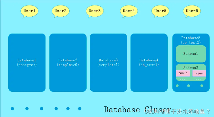 PostgreSql 逻辑结构