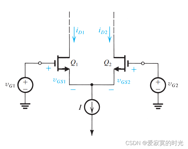 MOS差分输入对