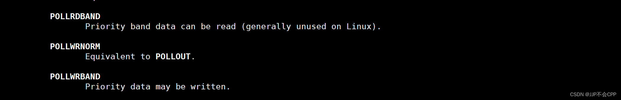 Linux多路转接之poll