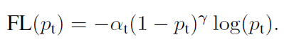 【pytorch损失函数（6）】Focal loss， for dense object detection再分析