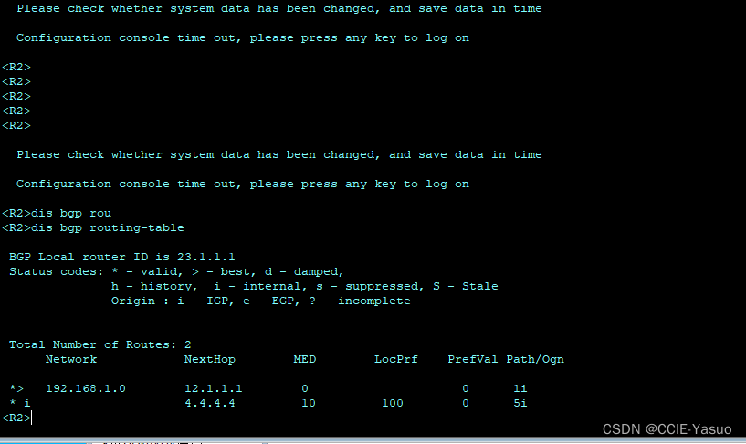 XCIE-HUAWEI-超级完整的BGP-5-路由选路（二）