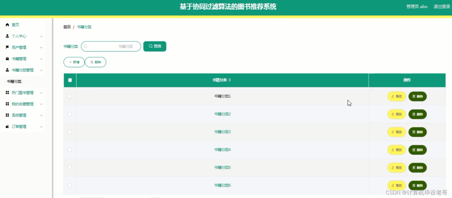 书籍分类
