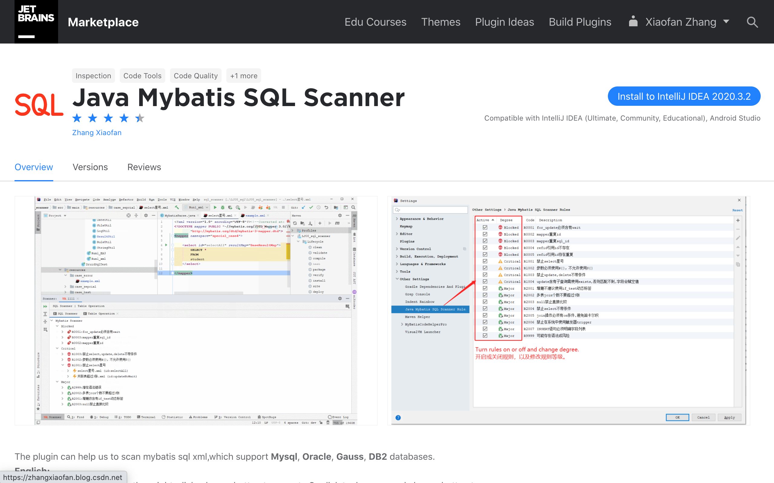 idea插件——Java Mybatis SQL Scanner(已开源)CSDN博客