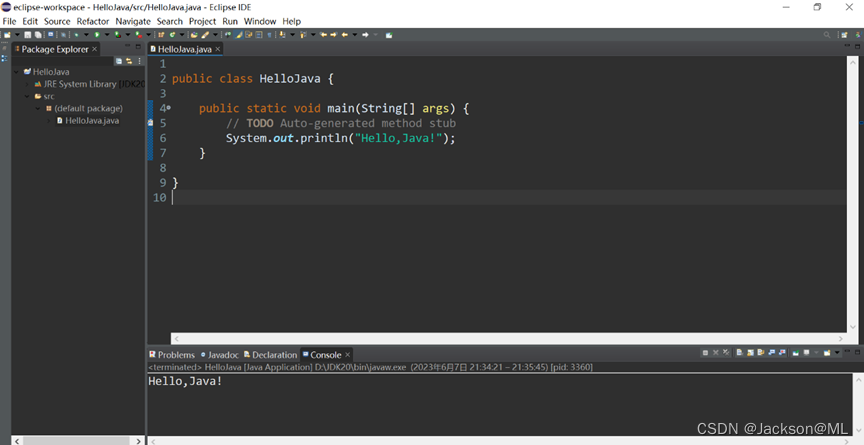 用Eclipse开发Java应用程序_用eclipse写java程序步骤-CSDN博客