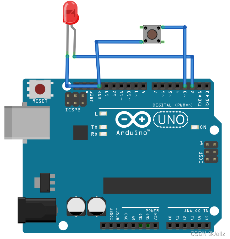 Arduino教程二—按键控制灯_arduino按键控制led灯-CSDN博客