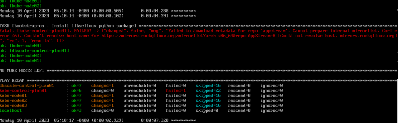 在 Rocky linux 8.7 使用 Kubespray v2.21.0 离线部署 kubernetes v1.24.0 集群