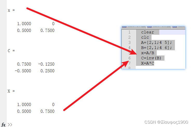 Matlab \和 / . * 和* ./ 和.\ 总结