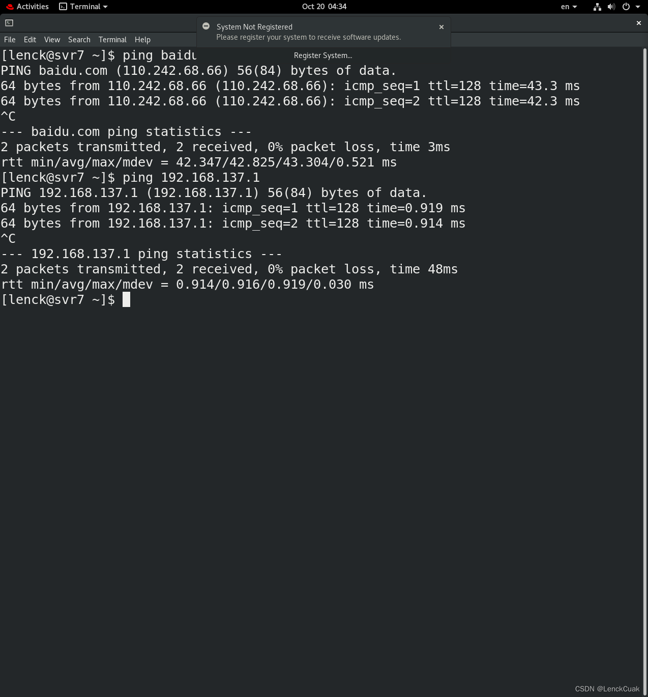 【Linux】【Red Hat】网络配置_红帽linux配置ip地址CSDN博客