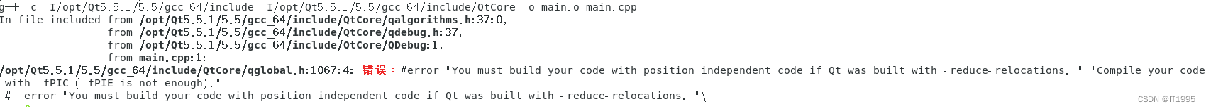C/C++笔记-写一个Makefile并链接QtCore库使用QString，QDebug