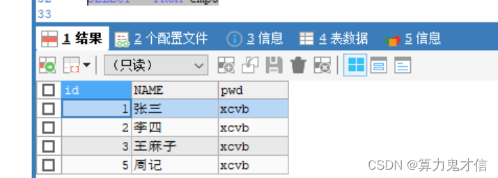 MySQL【AUTO_INCREMENT 】自增列