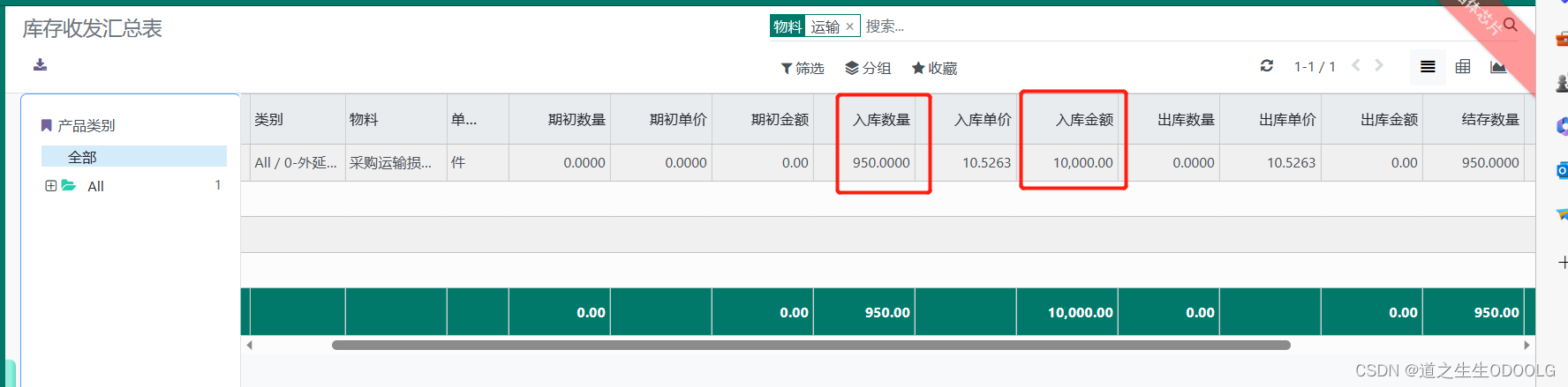 ODOO16如何处理采购运输正常损耗的成本价核算？