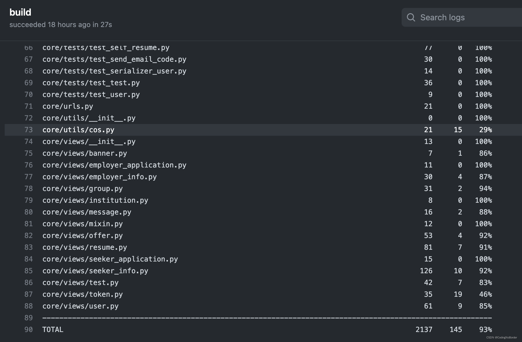 【CodingNoBorder - 07】无际软工队 - 求职岛：ALPHA 阶段测试报告