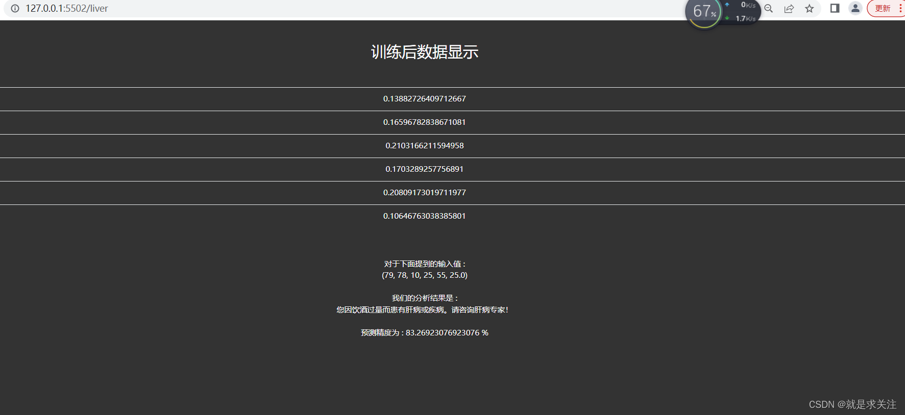 基于机器学习的肝病患者智能诊断及系统实现