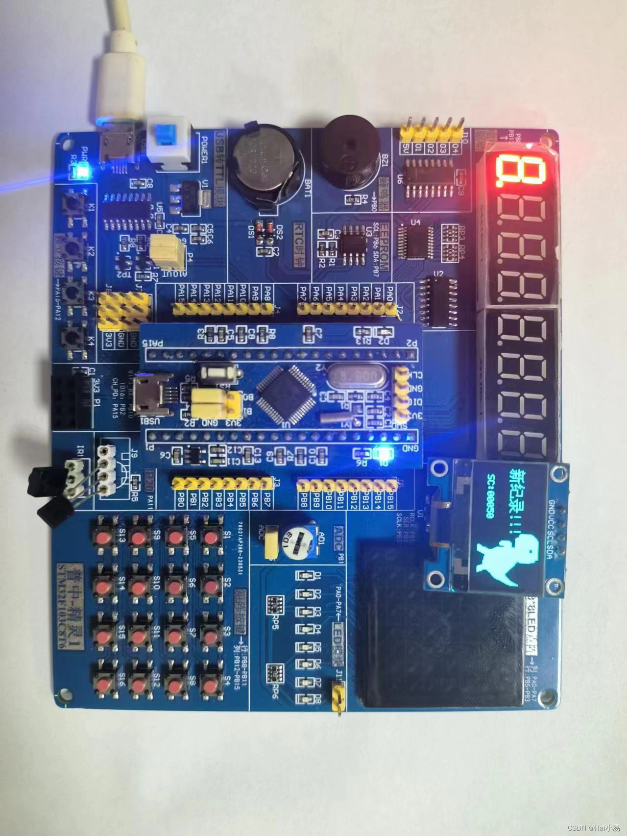 【STM32单片机】小恐龙游戏设计