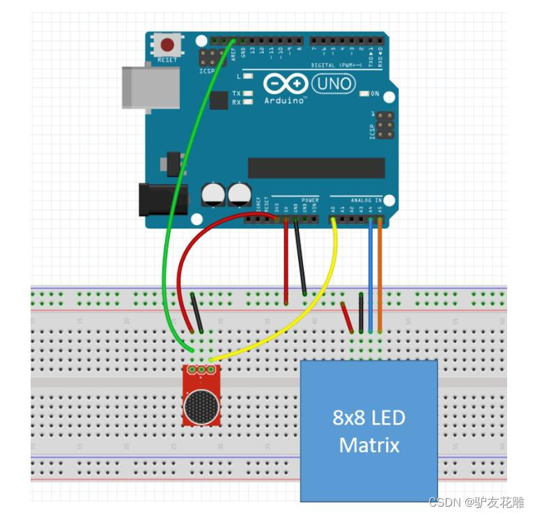 【雕爷学编程】Arduino动手做（195）---HT16k33 矩阵 8*8点阵屏模块5