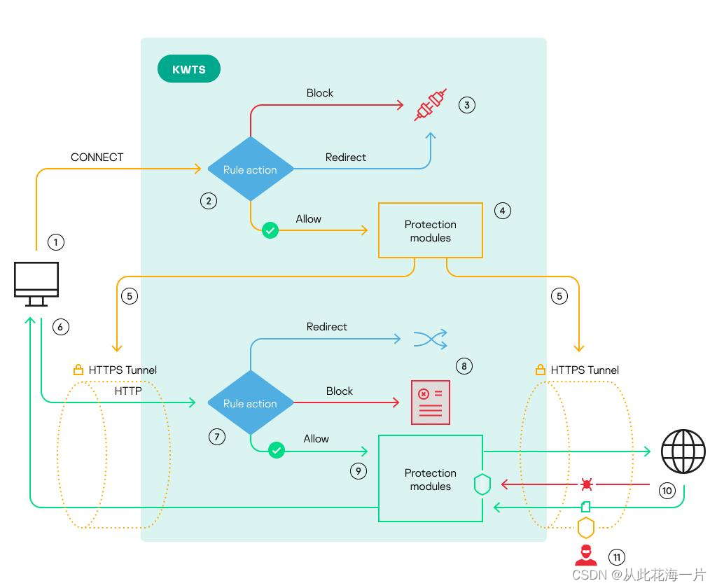 启用 TLS/SSL 连接解密处理加密连接的机制