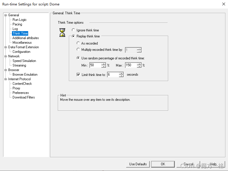 Runtime Loader Loadrunner中Runtime Settings界面详解_loadrunner的runtime settings-CSDN博客