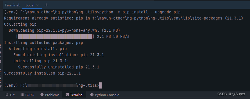 pythonpip怎么升级_pycharm 安装pip