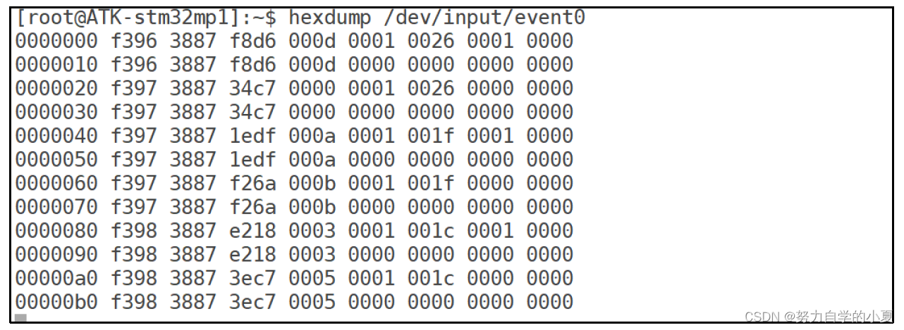 正点原子嵌入式linux驱动开发——Linux INPUT子系统