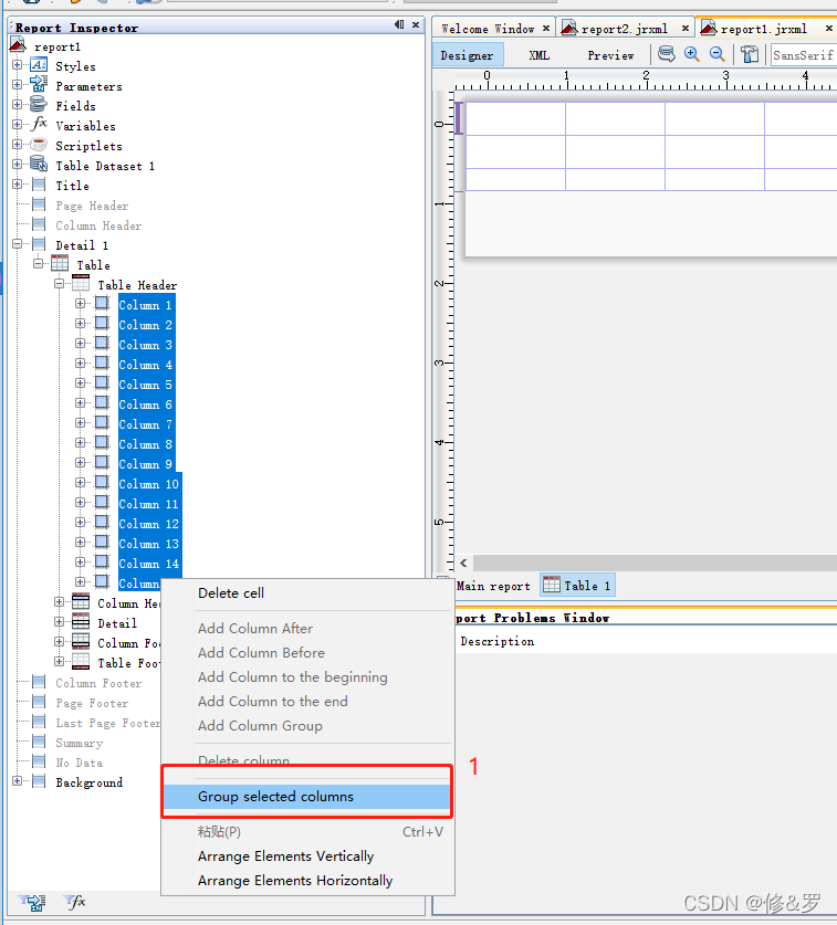 java集成ireport设计复杂报表并导出Excle_java ireport-CSDN博客