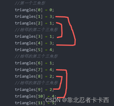 顶点相邻关系