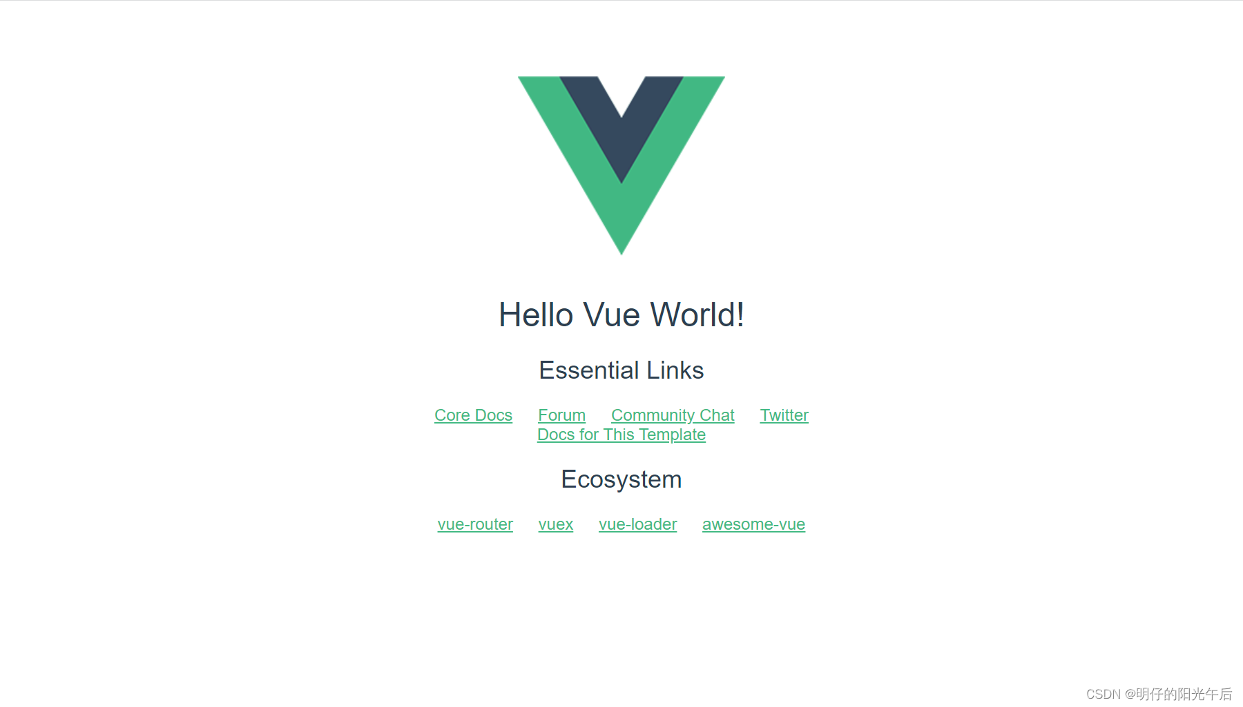 「Vue｜网页开发｜前端开发」01 快速入门：用vue-cli快速写一个Vue的HelloWorld项目